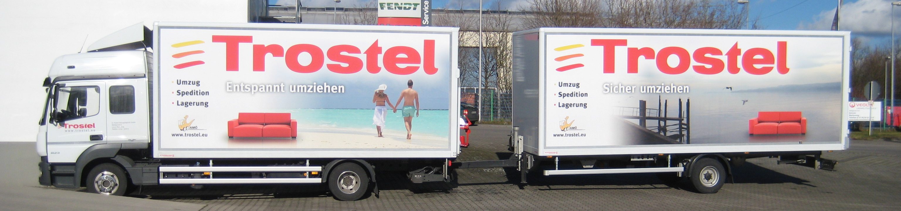 Trostel Umzugsfahrzeuge – Entspannt umziehen